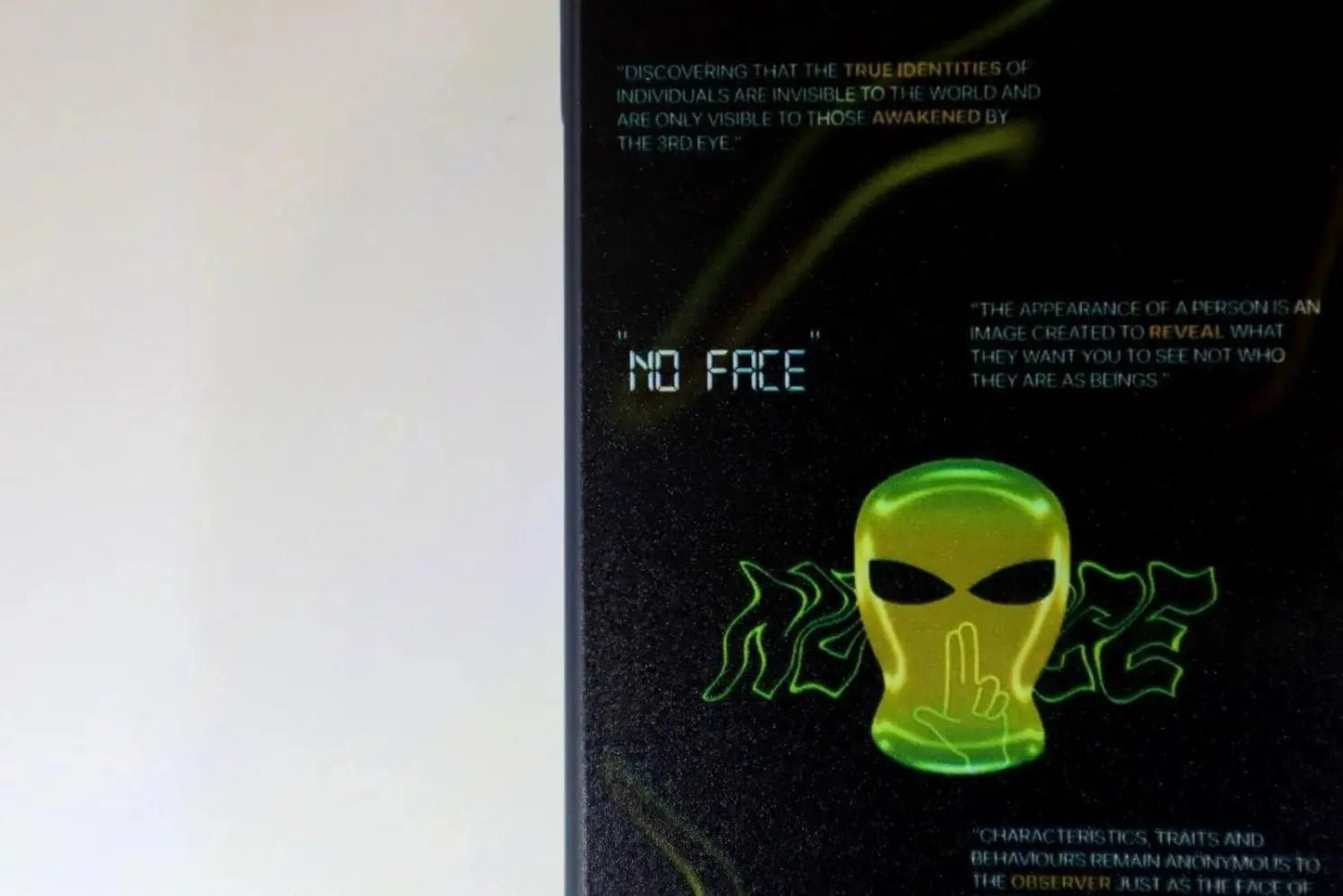 'HIDDEN GHOST' PHONE CASE FOR iPHONE - NO FACE