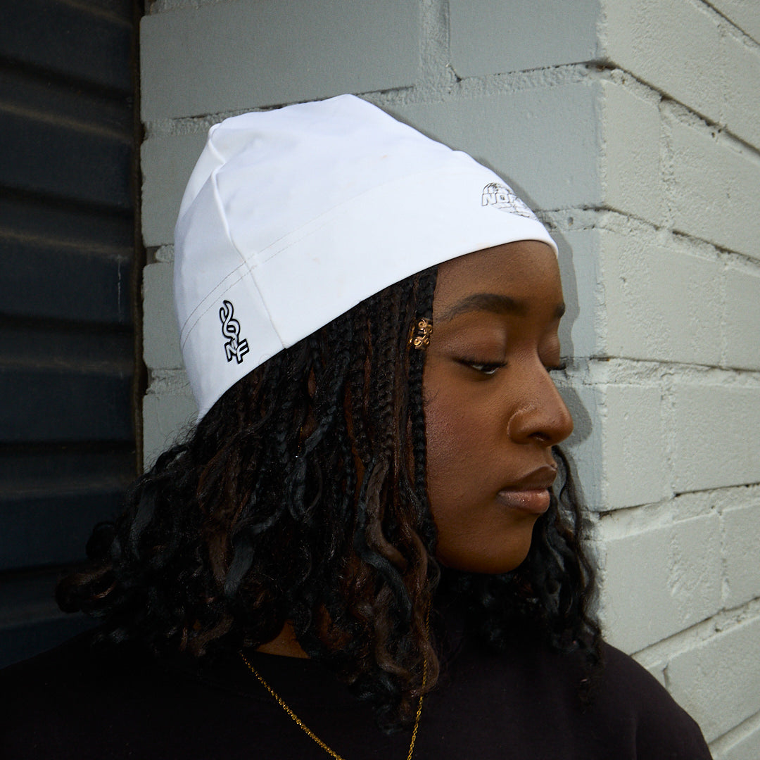 LOCKED-IN SKULL CAP (WHITE)