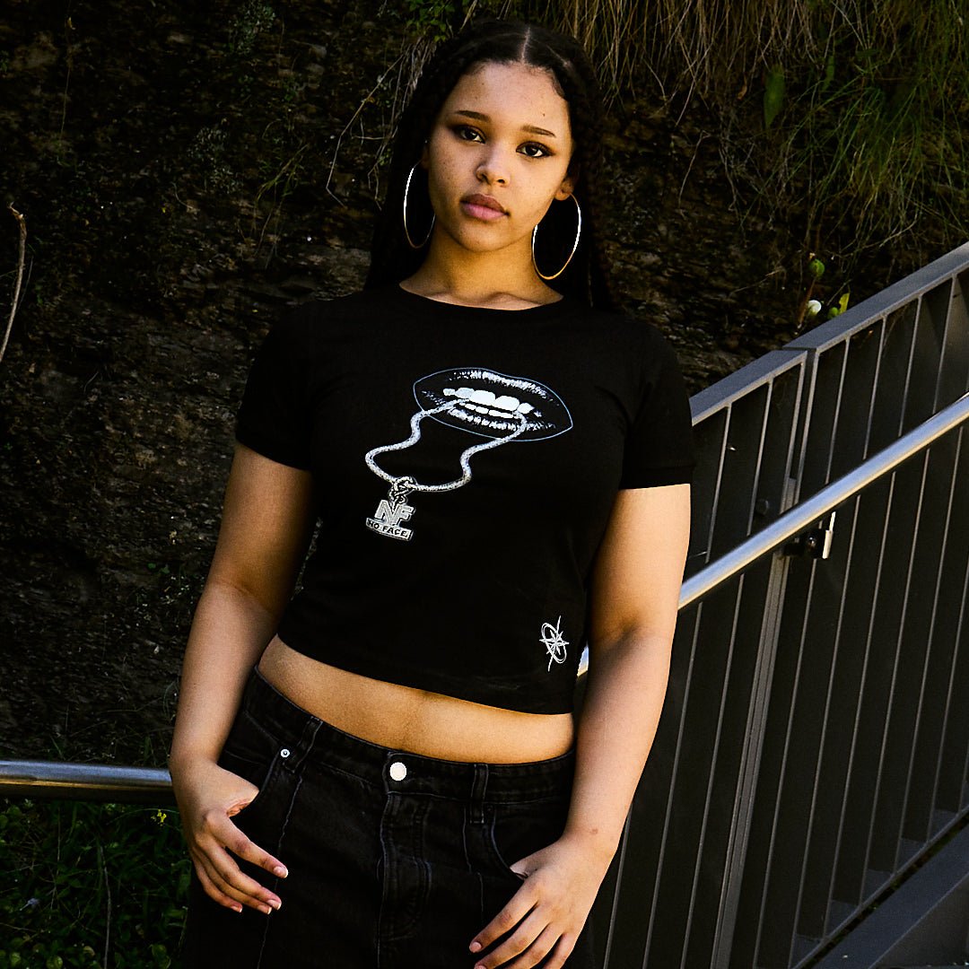 24K ESSENCE BABY TEE (BLACK) - NO FACE
