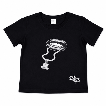 24K ESSENCE BABY TEE (BLACK) - NO FACE