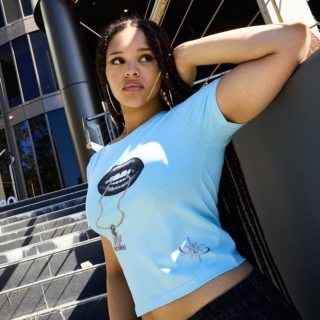 24K ESSENCE BABY TEE (BLUE) - NO FACE