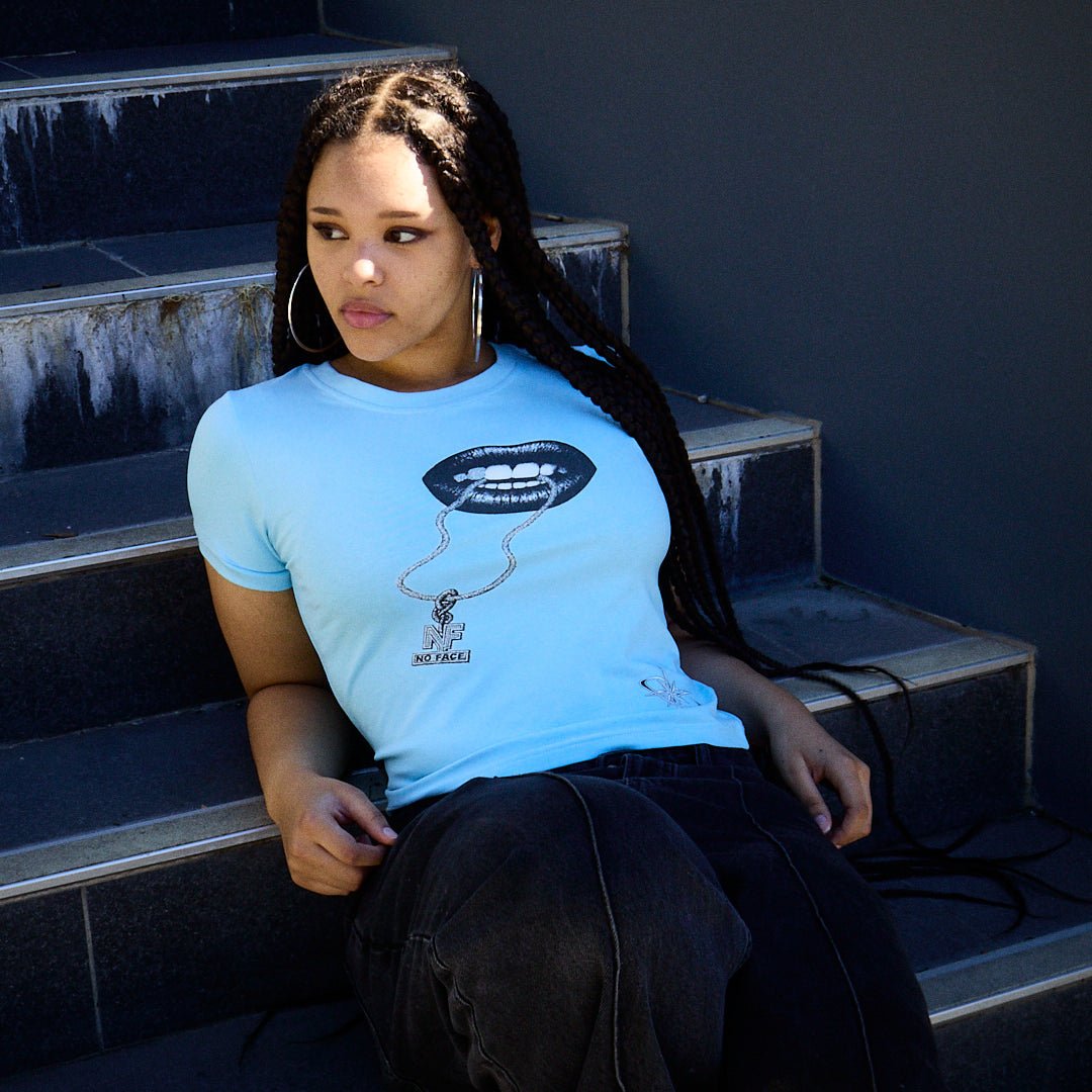 24K ESSENCE BABY TEE (BLUE) - NO FACE