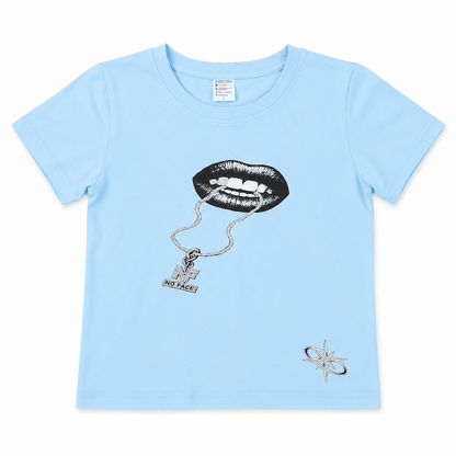 24K ESSENCE BABY TEE (BLUE) - NO FACE