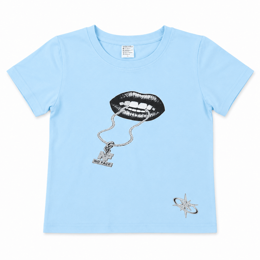 24K ESSENCE BABY TEE (BLUE) - NO FACE
