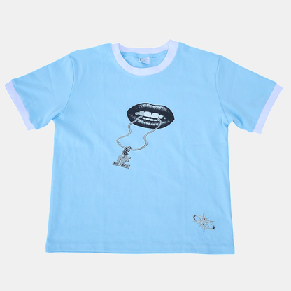24K ESSENCE MUSCLE TEE (BLUE) - NO FACE