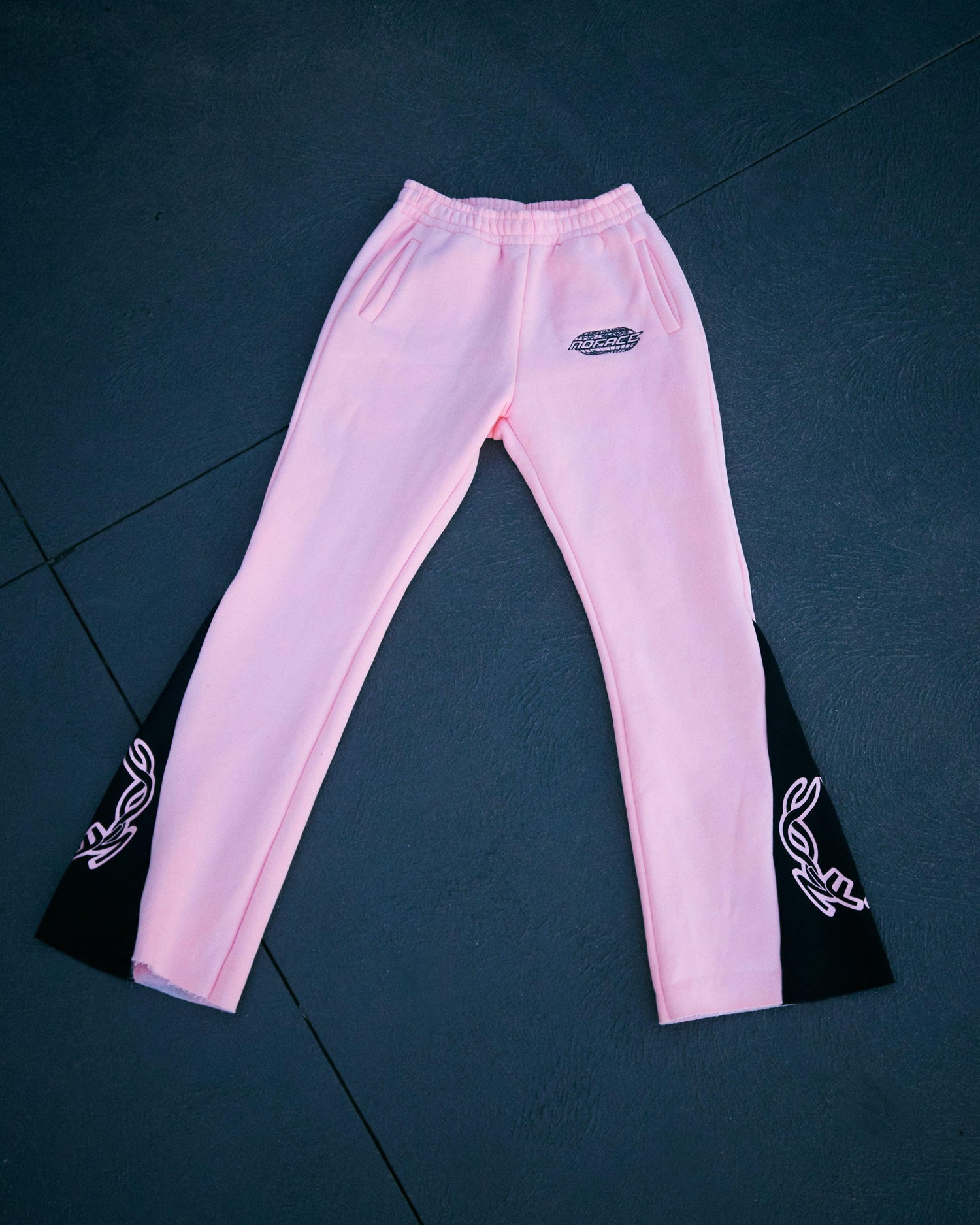 NO FACE FLAIR PANTS (PINK + BLACK) - NO FACE