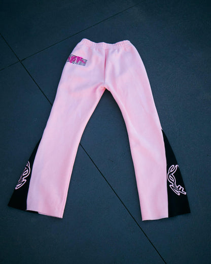 NO FACE FLAIR PANTS (PINK + BLACK) - NO FACE
