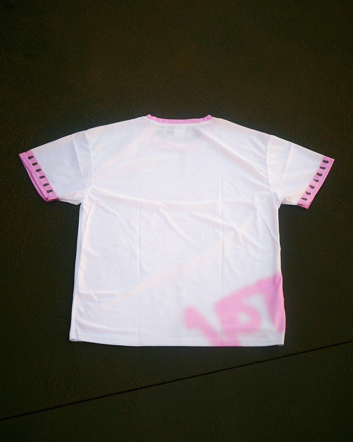 NO FACE JERSEY 'WHITE & PINK' - NO FACE