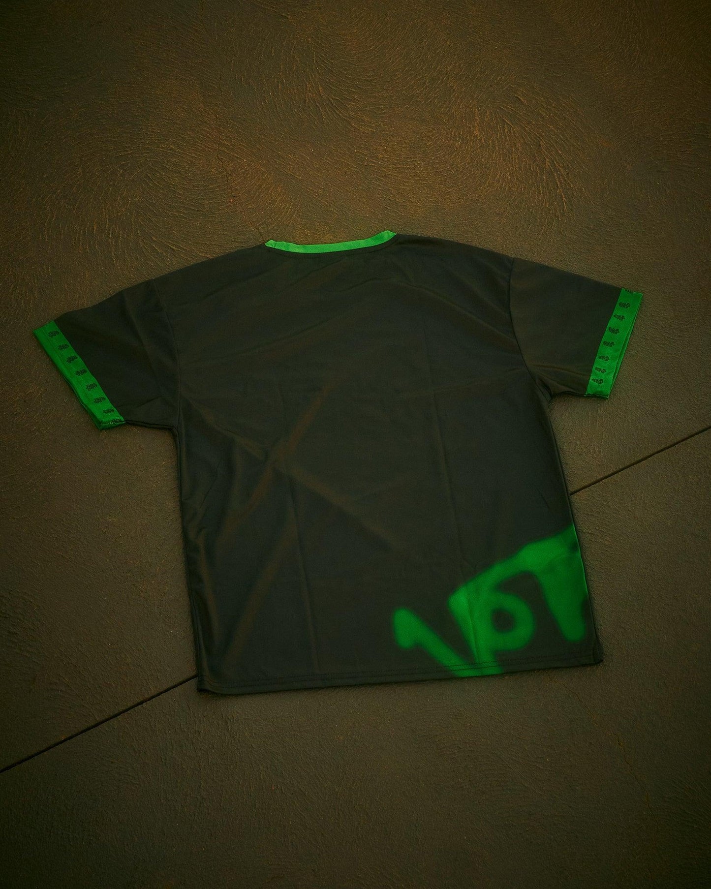 NO FACE JERSEY BLACK & GREEN - NO FACE