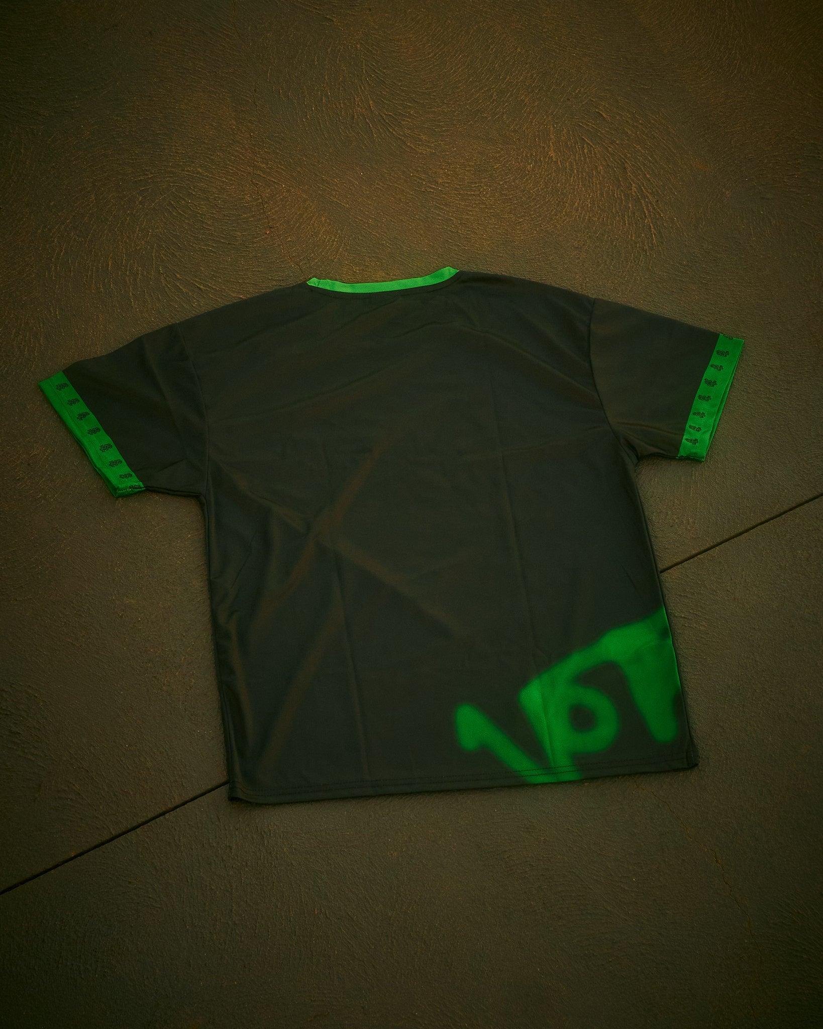 NO FACE JERSEY BLACK & GREEN - NO FACE