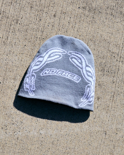 REVERSIBLE BEANIE BLACK & GREY