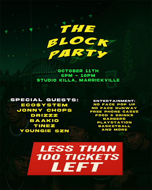 THE BLOCK PARTY: GENERAL RELEASE TICKET