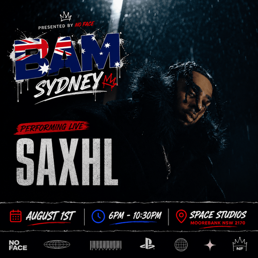 BAM SYDNEY: ALL TICKETS - NO FACE
