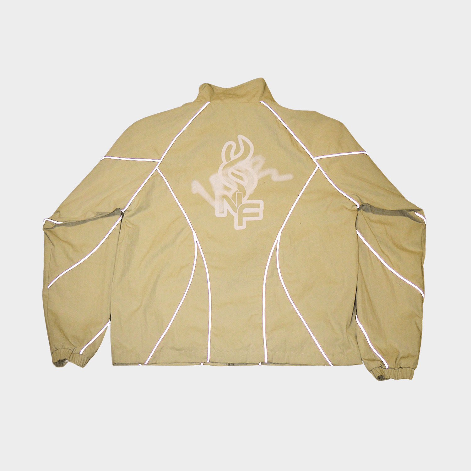 BEIGE REFLECTIVE JACKET - NO FACE