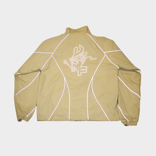 BEIGE REFLECTIVE JACKET - NO FACE