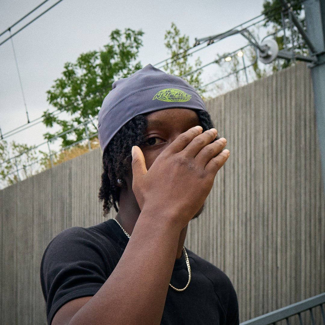 GREY SKULL CAP - NO FACE