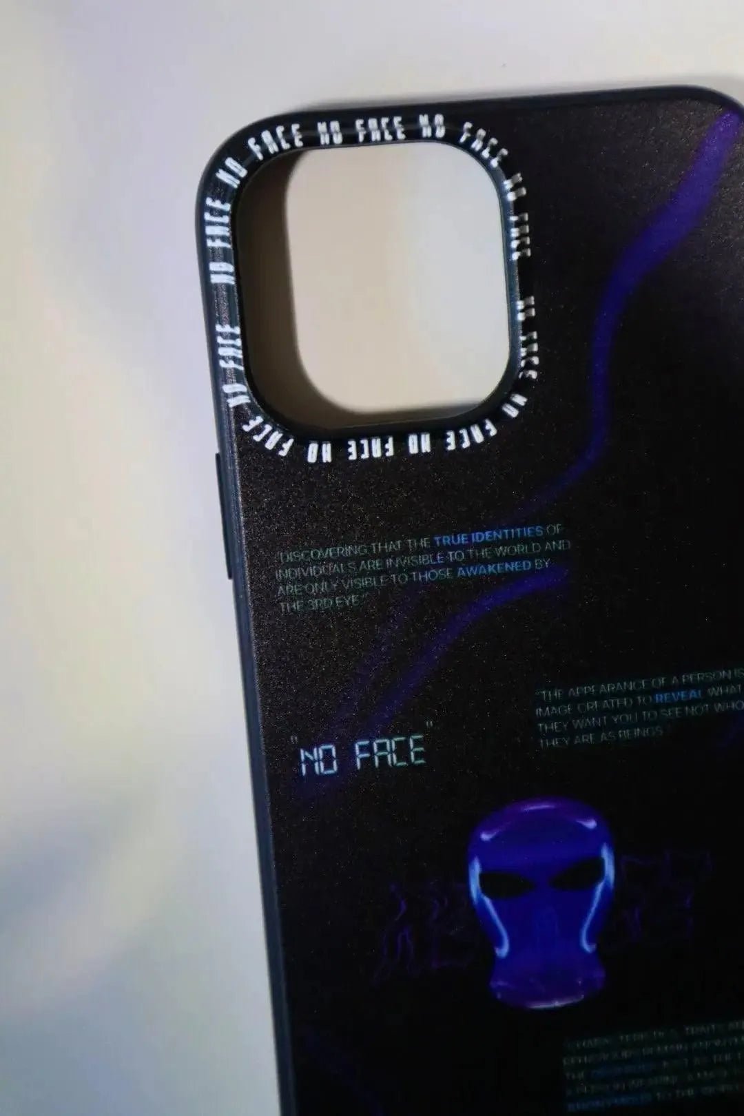 'HIDDEN GHOST' PHONE CASE FOR iPHONE - NO FACE