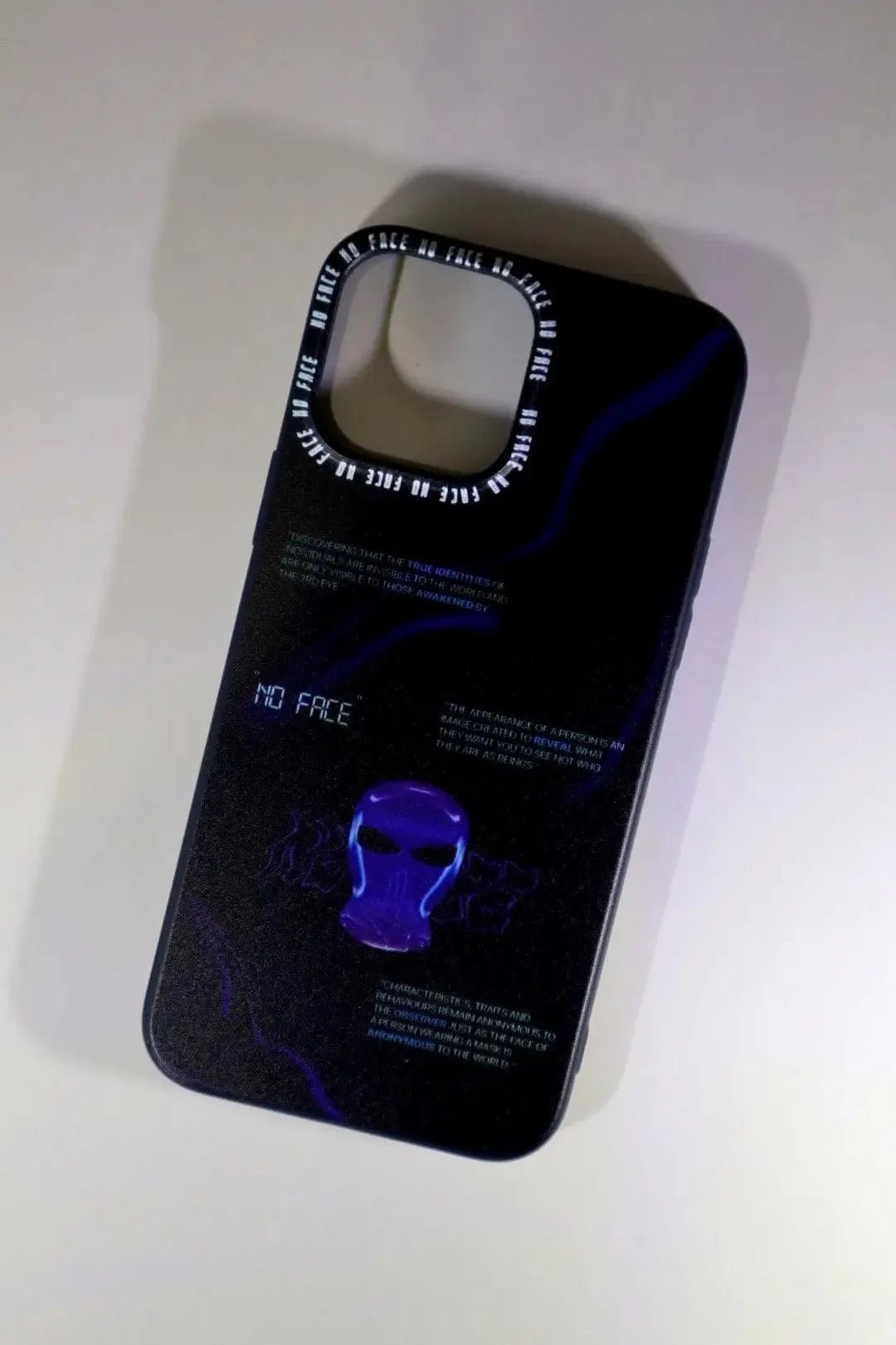 'HIDDEN GHOST' PHONE CASE FOR iPHONE - NO FACE