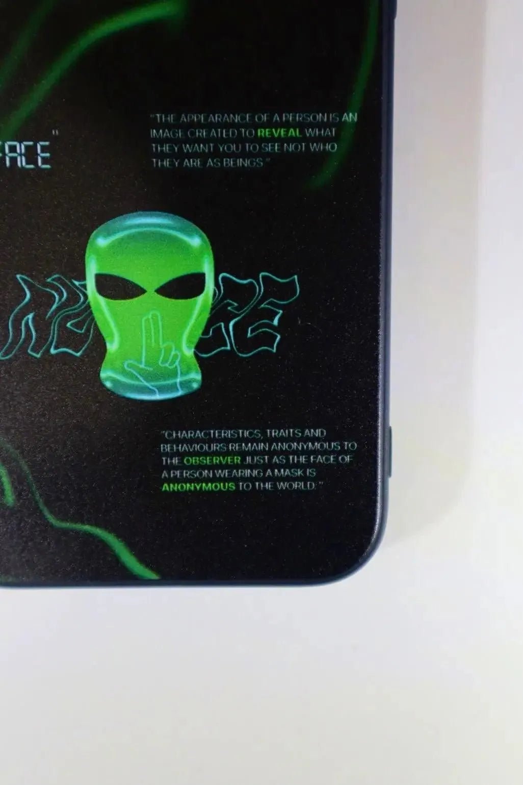 'HIDDEN GHOST' PHONE CASE FOR iPHONE - NO FACE