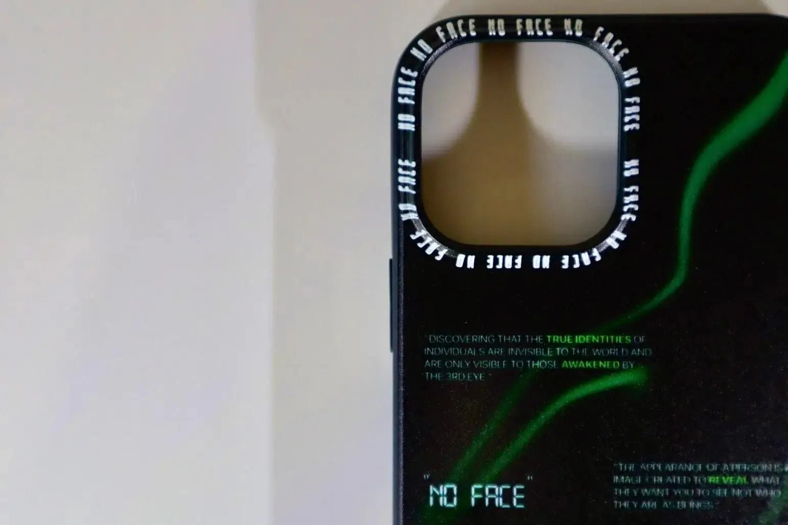 'HIDDEN GHOST' PHONE CASE FOR iPHONE - NO FACE