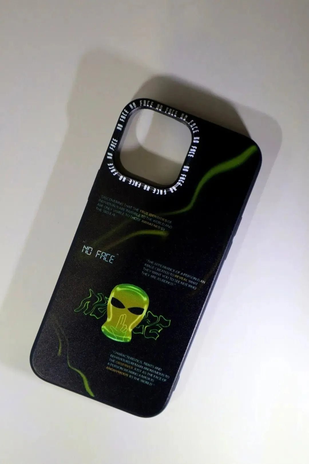 'HIDDEN GHOST' PHONE CASE FOR iPHONE - NO FACE