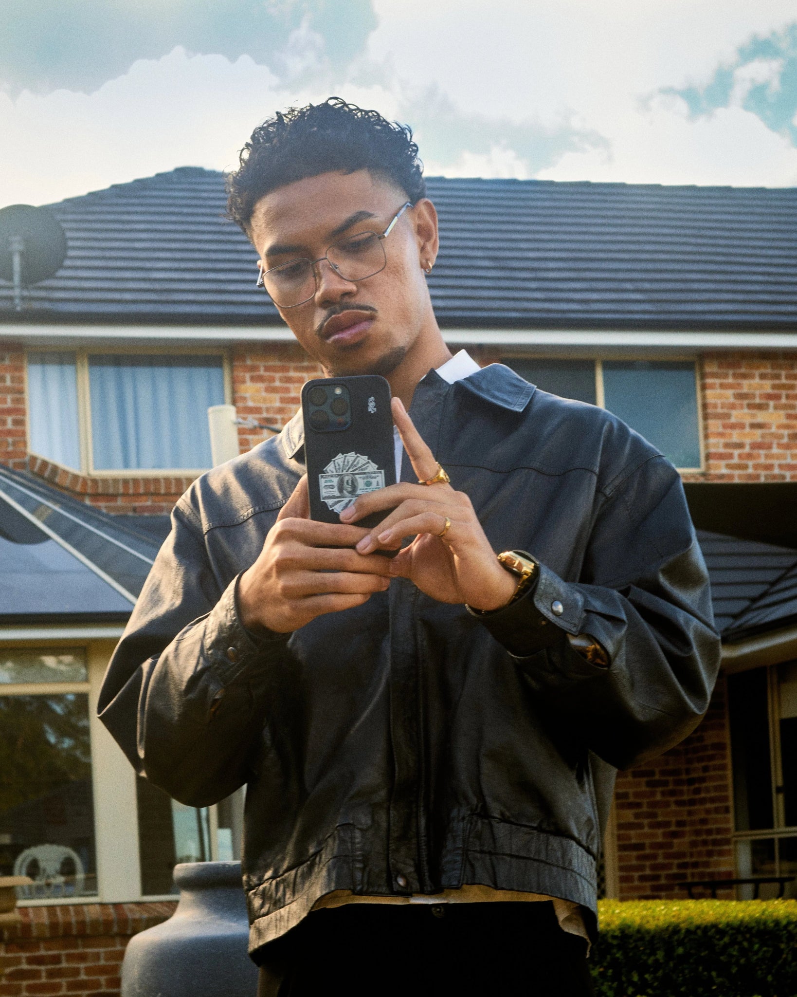 HUSTLER'S MINDSET iPHONE CASE - NO FACE