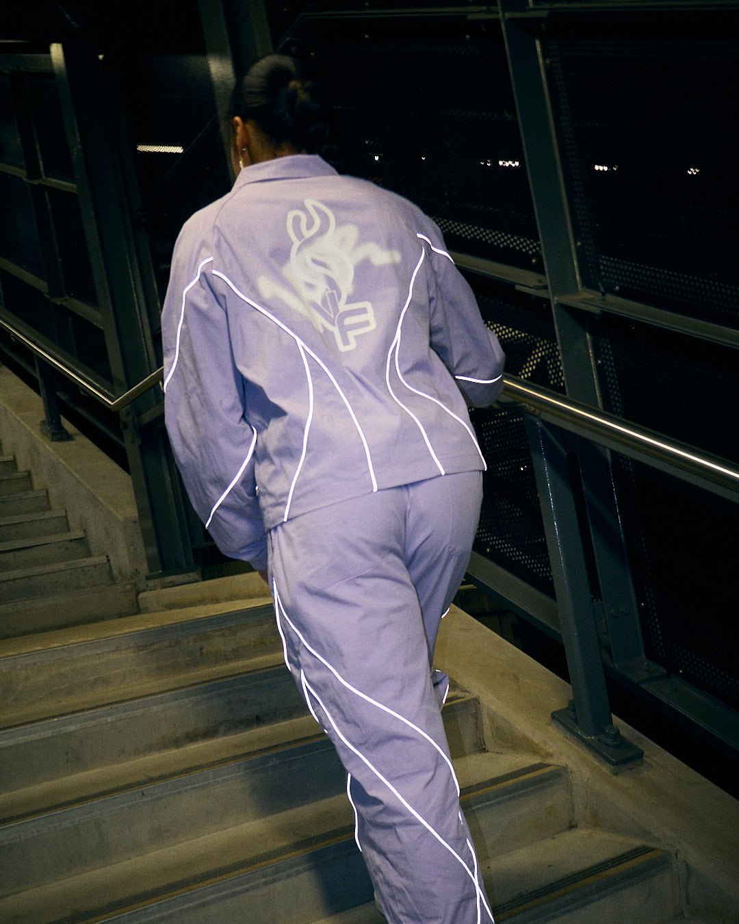 LILAC REFLECTIVE JACKET - NO FACE