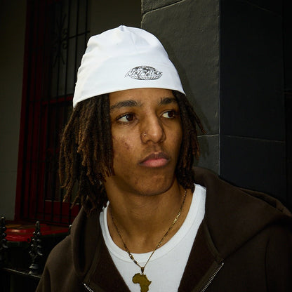 LOCKED - IN SKULL CAP (WHITE) - NO FACE