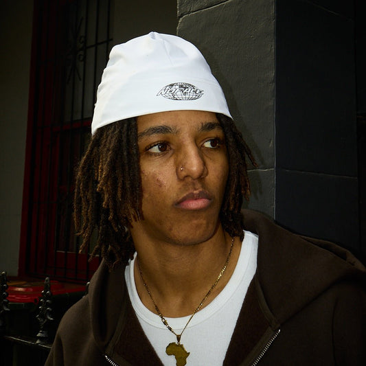 LOCKED - IN SKULL CAP (WHITE) - NO FACE