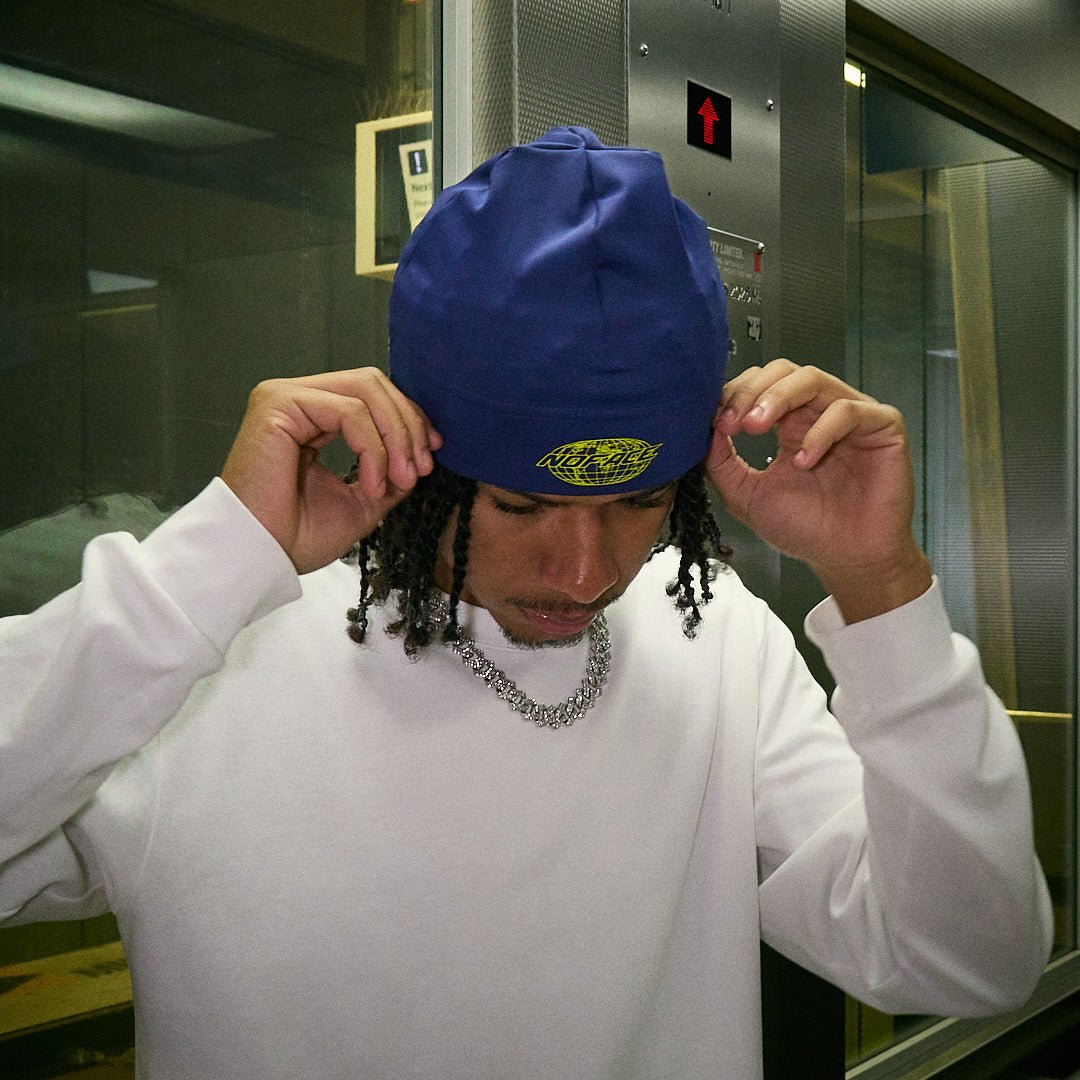 NAVY SKULL CAP - NO FACE