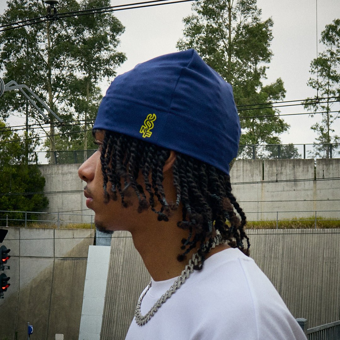 NAVY SKULL CAP - NO FACE