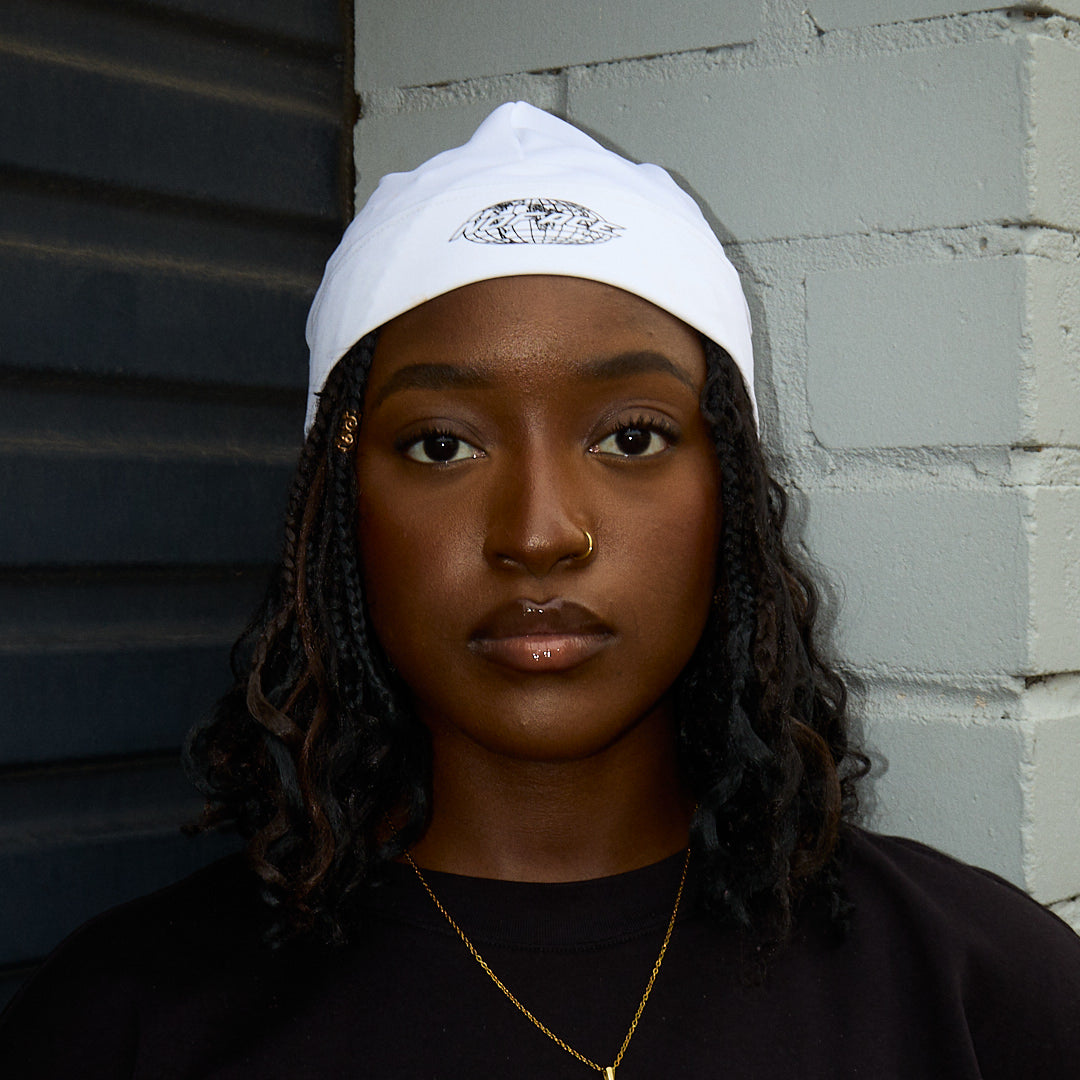 LOCKED-IN SKULL CAP (WHITE)