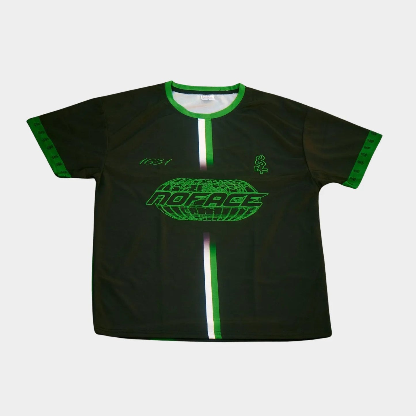 NO FACE JERSEY BLACK & GREEN - NO FACE