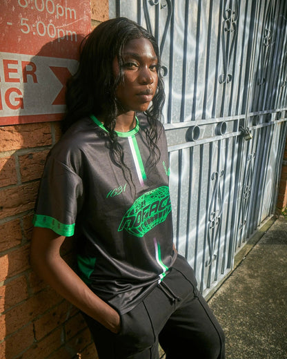 NO FACE JERSEY BLACK & GREEN - NO FACE