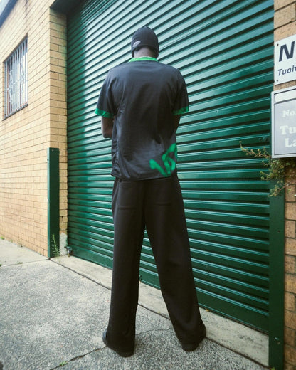 NO FACE JERSEY BLACK & GREEN - NO FACE