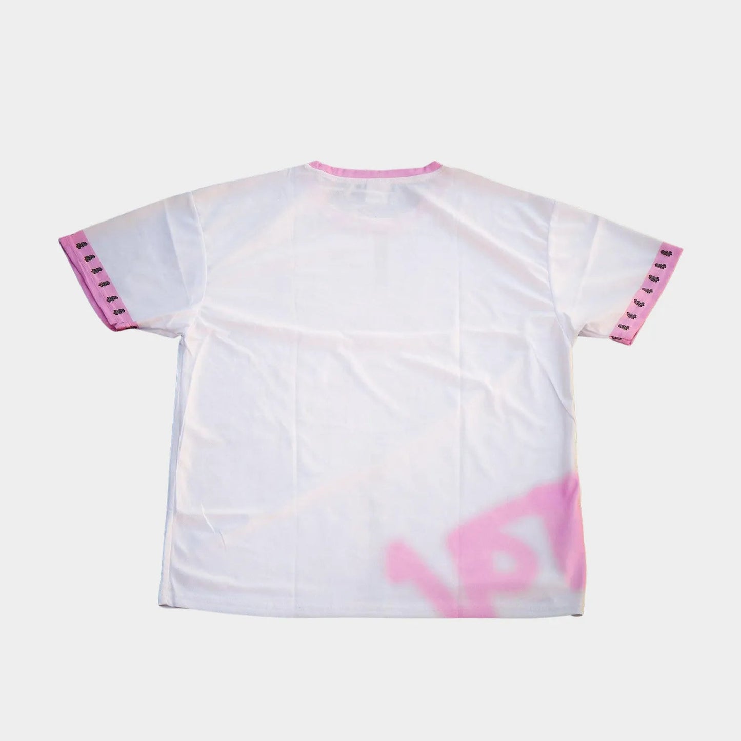 NO FACE JERSEY 'WHITE & PINK' - NO FACE