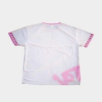 NO FACE JERSEY 'WHITE & PINK' - NO FACE