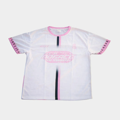 NO FACE JERSEY 'WHITE & PINK' - NO FACE