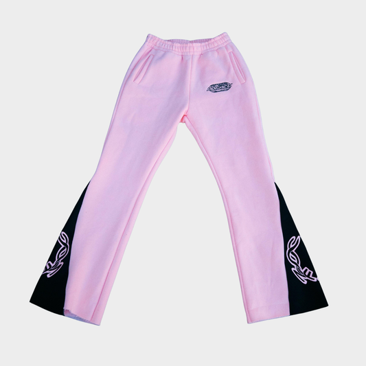 NO FACE FLAIR PANTS (PINK + BLACK)