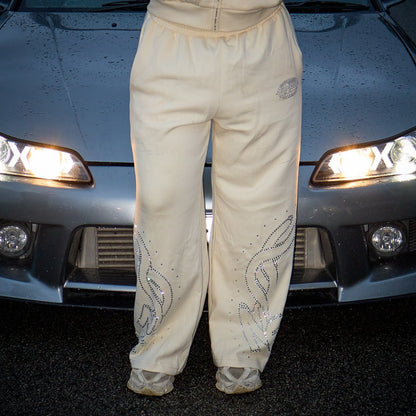 SHINY SHOKOTO PANTS (OFF-WHITE) - NO FACEPants