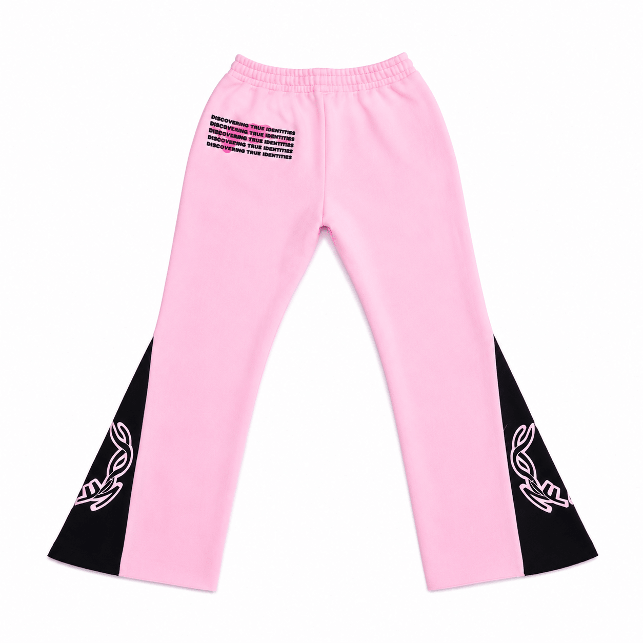 TRUE IDENTITY FLARE PANTS: PINK - NO FACE