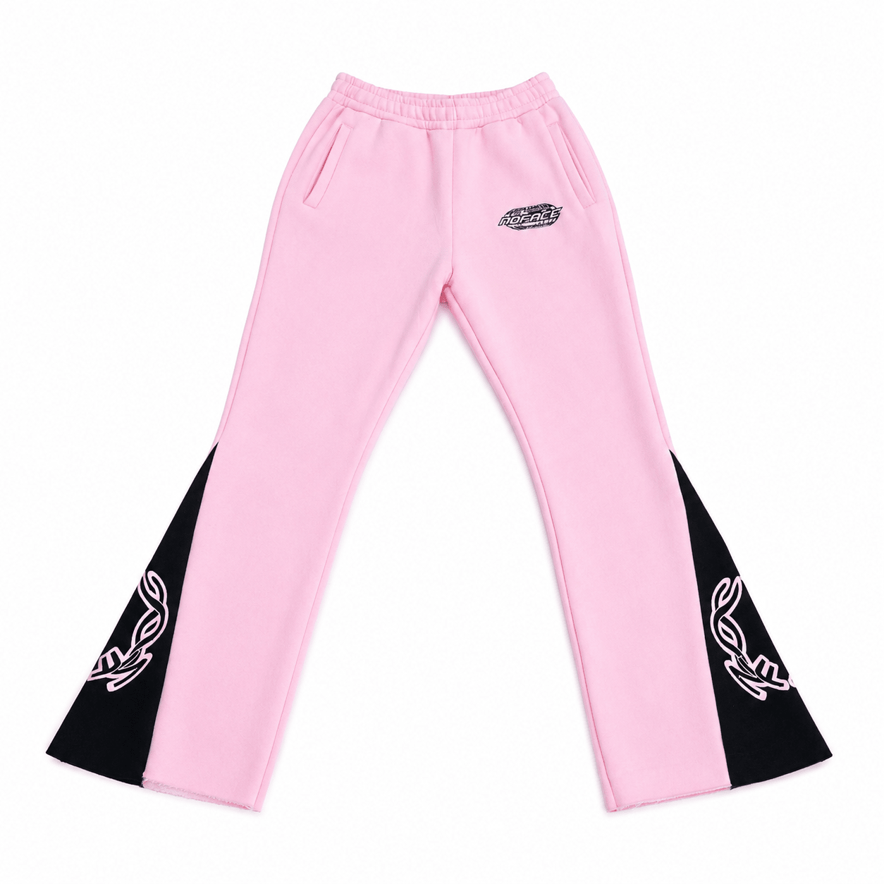 TRUE IDENTITY FLARE PANTS: PINK - NO FACE