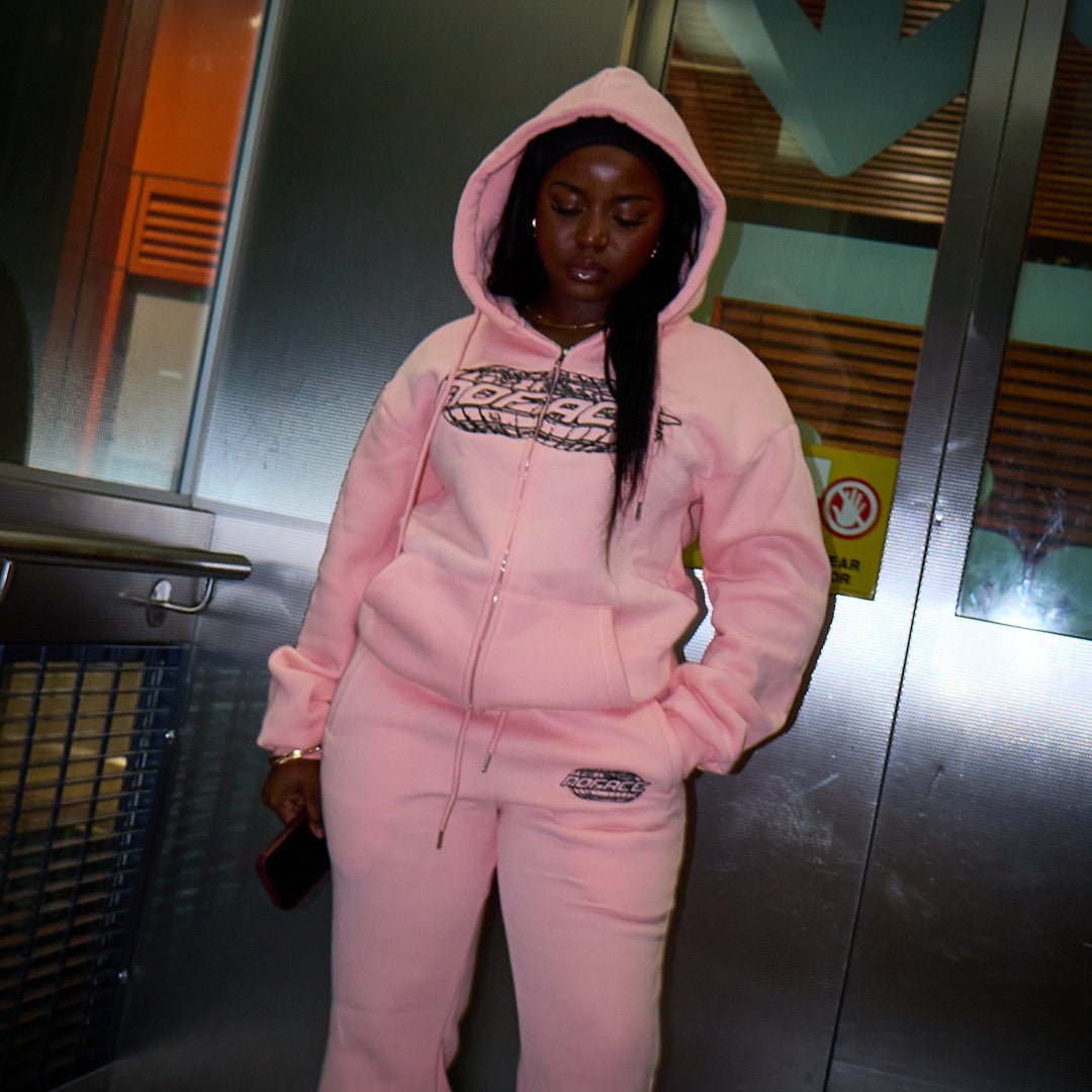 TRUE IDENTITY ZIP HOODIE: PINK - NO FACE